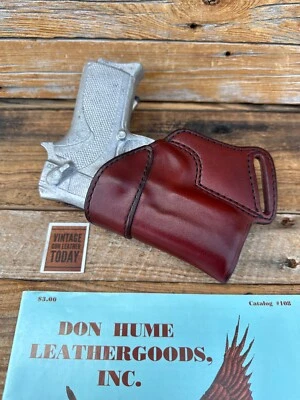 Funda Don Hume DAH Cuero Marrón SOB/OWB para Smith S&W 3913 TSW Foto 1 de 2