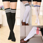 Over The Knee Thigh High Cotton Socks Stockings Leggings Women Ladies Girls A!eo