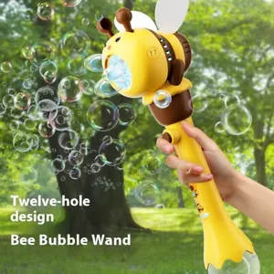 Elektrische Bienenblase Maschine Spielzeug automatische Beleuchtung Kinderspielzeug - Bild 1 von 7