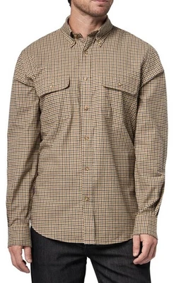 Camisa mediana de manga larga de franela de cachemir de algodón Brooks Brothers para hombre Foto 1 de 3