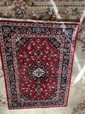 Orient Teppich Keshan Blau / Rot 140*100 cm - Bild 1 von 4