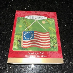 Hallmark Andenken Ornament Patriotic America For Me Vintage 2001 - Bild 1 von 12