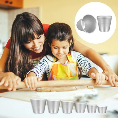  6 Pcs Stampo Per Torte Stampi Budino Da Forno Fai -da -te Cottura Antiaderente - Immagine 1 di 4