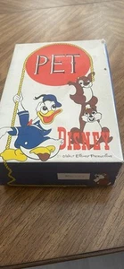 Miken Walt Disney Mickey Mouse Antique Pendulum Clock From Japan Good With Box - Picture 1 of 6