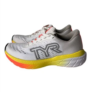 Neu TYR RD-1 L Laufschuhe Größe 7,5 Damen weiß gelb *defekt - Bild 1 von 9