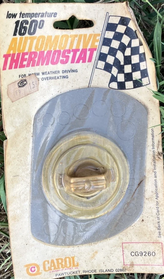 Vintage/Antique NOS Carol CG9260 160 Degree Thermostat- Free Shipping Foto 1 de 2