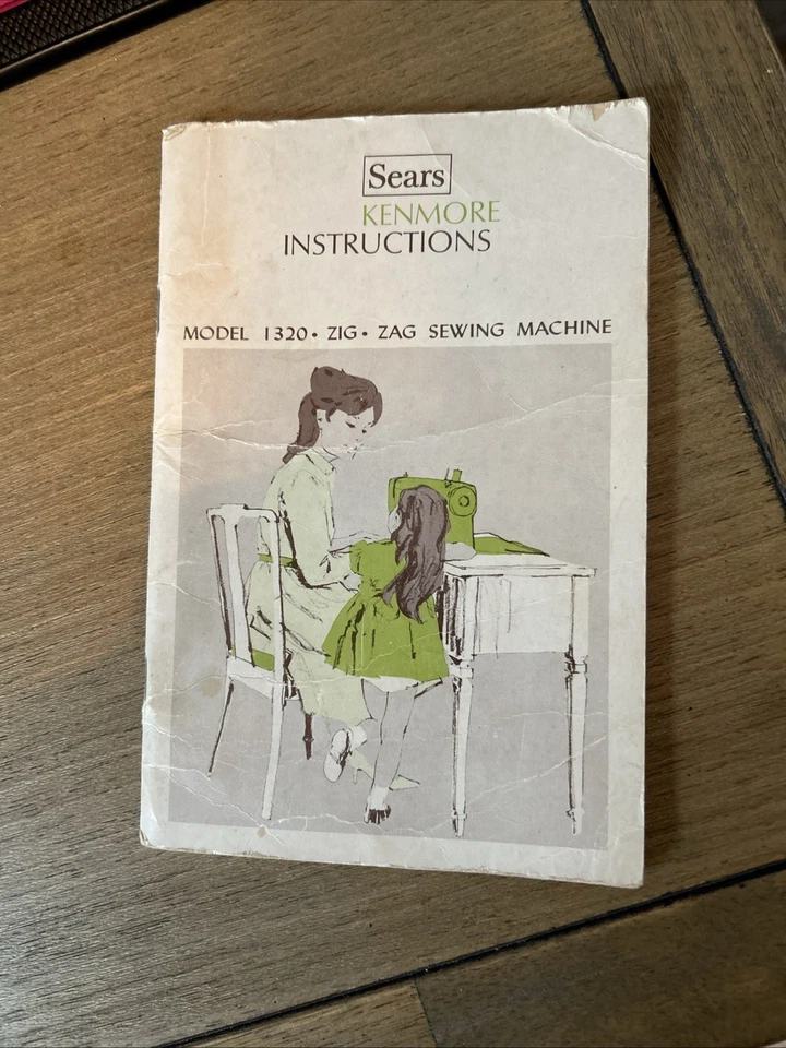 S6 Sears Kenmore Modelo 1320 Zig Zag Manual Máquina de Coser Instrucciones Guía del Usuario Foto 1 de 1