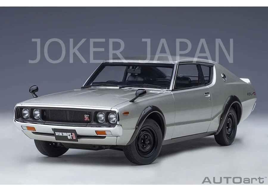 AUTOart Nissan Skyline GT-R (KPGC110) Versione Standard (Silver) 77471 1/18