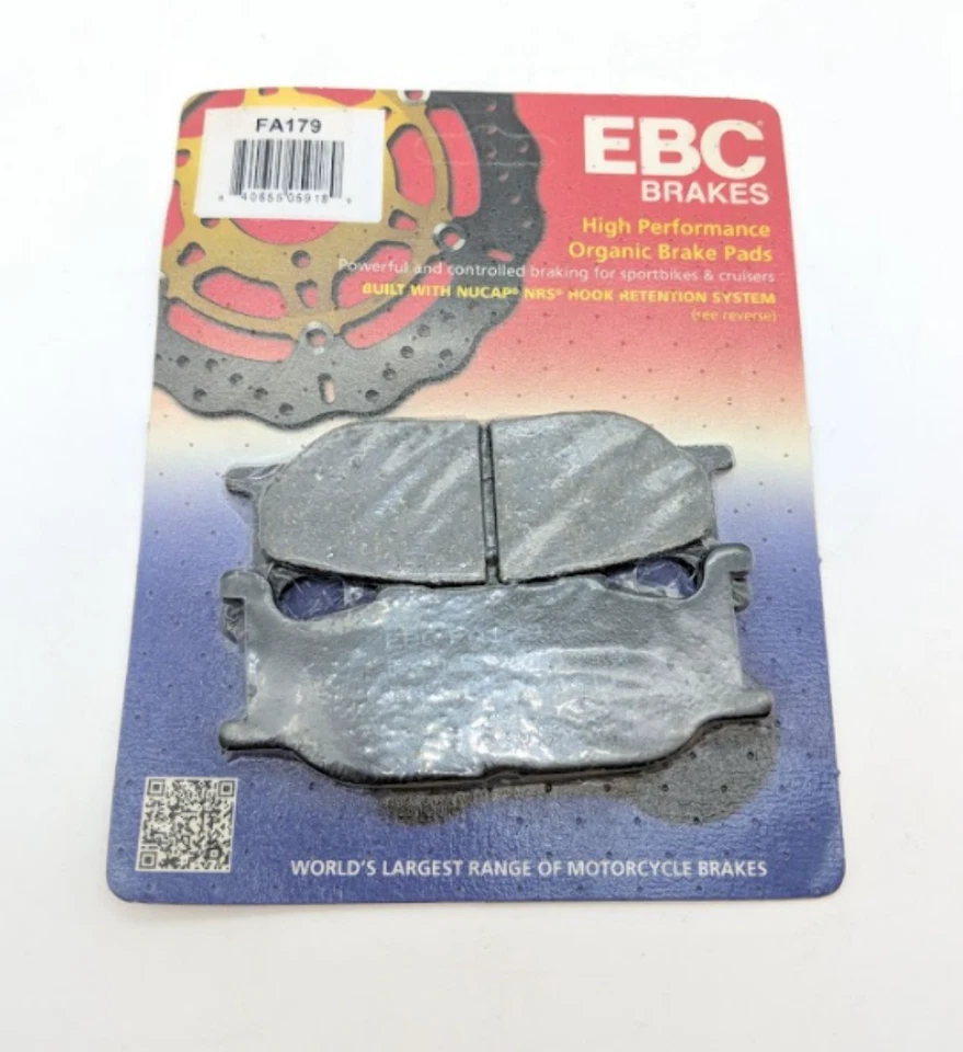 Juego de pastillas de freno estándar EBC 2004-2010 YAMAHA XVS65A EBC FA179 Foto 1 de 4