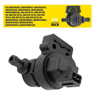 For Mercedes-Benz E320 S430 S500 1998-06 0004701593 Vapor Canister Purge Valve - Image 1 of 4