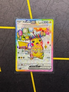 Pikachu ex 219/191 - Pokemon TCG Surging Sparks Full Art Ultra Rare NM - Picture 1 of 2