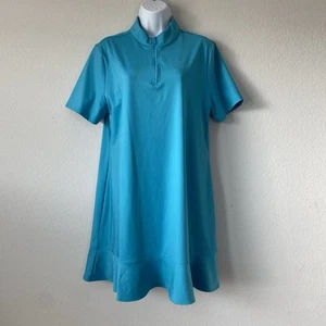 Tommy Bahama Golf türkis XL Kleid knielang UPF 50 feuchtigkeitsableitend schnelltrocknend - Bild 1 von 7