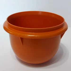 Vintage Orange Tupperware Nesting Bowls #270 No Lid - Picture 1 of 9