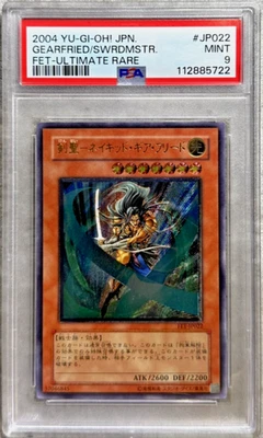Yugioh Card JPN Gearfried The Swordmaster Ultimate Rare PSA 9 Mt, FET-JP022 2004 - Image 1 of 4