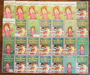 Lot 28 Junie B. Jones and Her Big Fat Mouth Books by Barbara Park Guided Reading - Picture 1 of 5