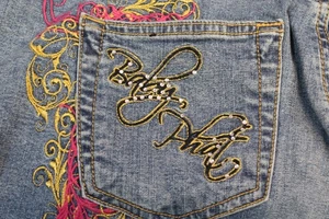 Women’s Vintage Y2K Baby Phat Estilo Mid-Rise Jeans Size 20 - Picture 1 of 9