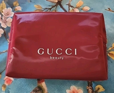 Bolsa de Cosméticos/Maquillaje Gucci Belleza Borgoña Nueva Foto 1 de 4