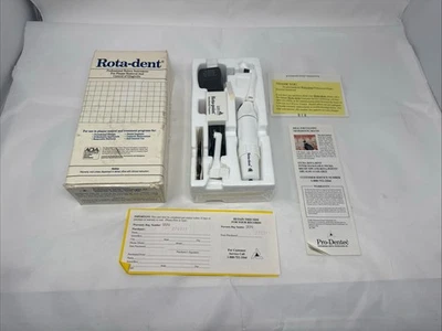 Kit completo de escova de dentes rotativa profissional Rotadent Classic novo lacrado - Imagem 1 de 4