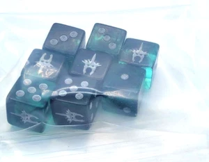 LoteR Juego de Batalla Estrategia Tierra Media Angmar Dados x8 Suelto - Imagen 1 de 1