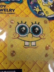 SpongeBob Schwammkopf Körperschmuck Aufkleber NEU LB10 - Bild 1 von 3