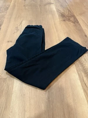 Старый темно-синий твердый черный прямые штанины платье брюки школьной формы молодежи размер 14 тонкий - Изображение 1 из 4