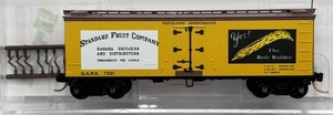 Scala N Micro-Trains Standard Fruit Co. 36’ Reefer ghiaccio rivestito in legno GARE #7201 - Foto 1 di 10