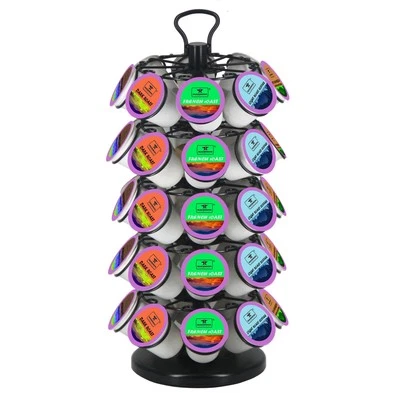 BLACKSMITH FAMILY K Cup Holders,K Cup Holder, K Cups Holder,K Cup Carousel, Coffee Pods Holder ...