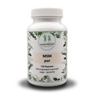 MSM Tabletten 100%, vegan, Gelenke Methylsulfonylmethan - Schwefel 120 Kapseln