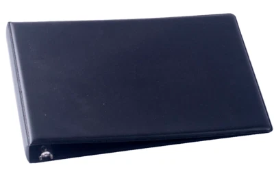 7 Ring Check Binder Holds 3-On-A-Page Business Checks (Black) - Image 1 of 4