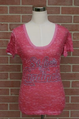  MLB Baseball St Louis Cardinals T-Shirt White Red Women's Size Small - Image 1 of 4