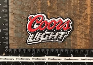 COORS LIGHT Beer Brewing Company Vintage Style Logo Embroidered Iron-On Patch - Picture 1 of 2