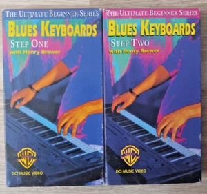 VHS Blues Keyboards Step 1 & 2 with Henry Brewer The Ultimate Beginner - Picture 1 of 6