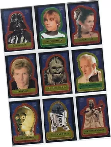 Star Wars Chrome Archives - 9 Card "Double Sided Chromium" Chase Set D-1 - D-9 - Picture 1 of 11