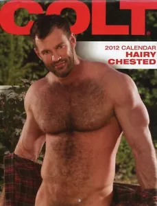 COLT STUDIOS 2012 HAIRY CHESTED MEN CALENDAR - GREAT CONDITION - Picture 1 of 14