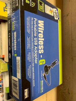 Linksys WUSB54GP Wireless-G Portable USB Adapter NIB!  Still Sealed! Fast Ship! - Image 1 of 2