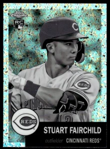 2022 TOPPS CHROME PLATINUM BLACK AND WHITE Stuart Fairchild Rookie Cincinnati - Picture 1 of 2