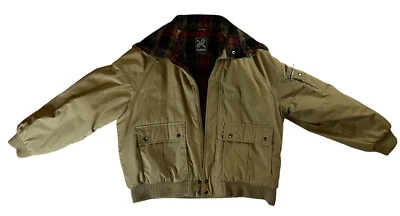 Mens Haband Jacket Size XL with Hood Bomber Style - Image 1 of 4