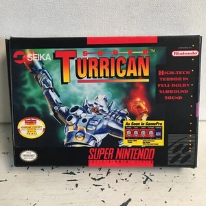 Super Turrican Custom Replacement Box Super Nintendo SNES - Picture 1 of 4