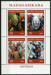 Hoja de estampillas de cómic de película de superhéroes de Antman Ant Man 2019 - Imagen 1 de 1
