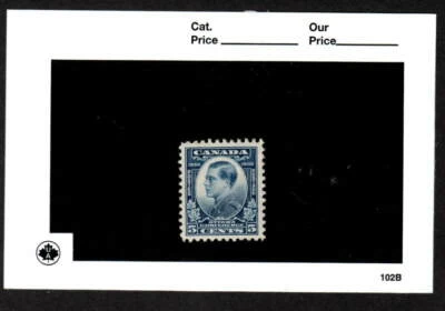 CANADA MINT 5 CENT BLUE PRINCE OF WALES STAMP SCOTT # 193 - Image 1 of 2