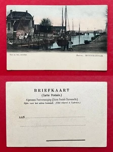 AK MONNIKENDAM Niederlande um 1900 Haven Hafen ( 128736 - Bild 1 von 1