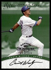 1997 Donruss Signature Autographs Chris Widger Auto Montreal Expos #NNO