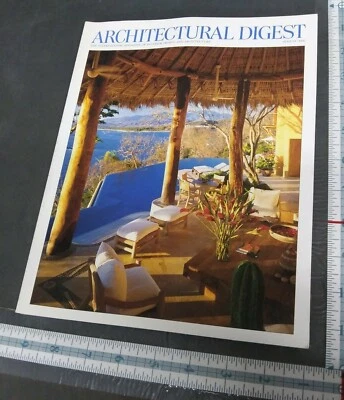 ARCHITECTURAL DIGEST Magazine, August, 2000, SPECIAL ISSUE: EXOTIC HOMES, IXTAPA - Image 1 of 4