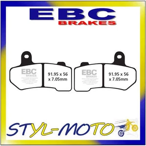 Fa409 Organic Brake Pads Ebc Harley Hd Tri Glide Ultra Classic Trike 2011 - Picture 1 of 1