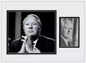 Edward Heath Autograph Signed Display Collector Approved - Picture 1 of 2
