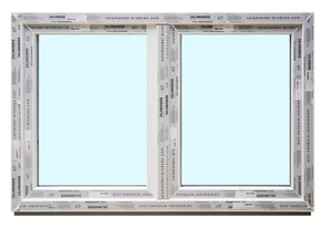 Kunststofffenster Fenster Salamander, 150x100 cm (b x h), weiß, 2-flügelig - Bild 1 von 9
