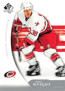 2005 SP Authentic #18 Doug Weight Carolina Hurricanes