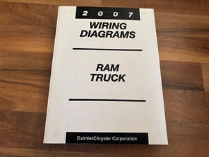 2007 DODGE RAM TRUCK Electrical WIRING DIAGRAMS Manual_ST SLT 1500 2500 3500 NEW - Picture 1 of 4