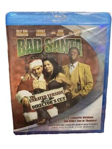 🎬BAD SANTA BLU-RAY NEW UNRATED VERSION DIRECTORS CUT BILLY BOB THORNTON 2007🎬 - Picture 1 of 3