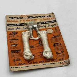 NOS VINTAGE Tie Anything Down La-Cal Automotive USA Car Motor Accessory - Picture 1 of 8